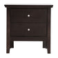 English Dovetailed Drawers Nightstand