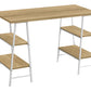 Computer Desk For Home Office, Laptop, Storage Shelves, Contemporary & Modern