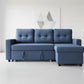 Convertible L Shaped Sectional Sleeper Sofa Bed, Saving Pull Out Couch