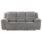 Sebring - Reclining Sofa With Manual Recline - Gray
