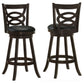 Swivel Bar Stool (Set of 2) - Black