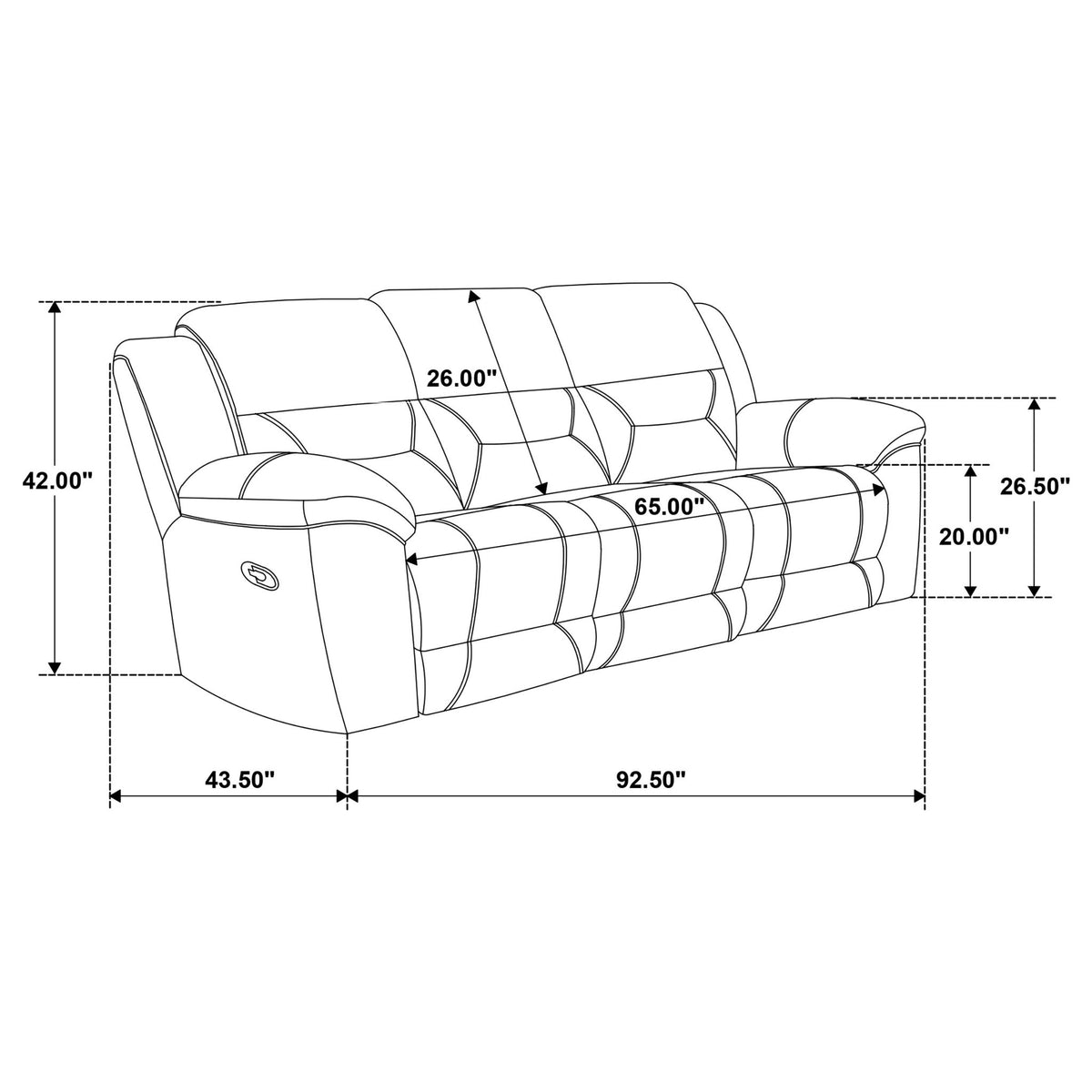 Sebring - Reclining Sofa Set With Manual Recline