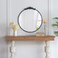 Classic Design Mirror With Baroque Inspired Frame For Bathroom, Entryway Console Lean Against Wall