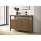 Graham - Sideboard With Open Shelf - Walnut
