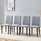 Versatile Dining Chairs With Comfortable Design And Metal Legs