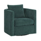 Sutton - Swivel Barrel Chair - Peacock