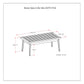 Palmetto - Outdoor Coffee Table - Light Teak
