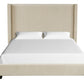 Upholstered Bed, Space-Saving Design