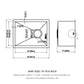 Modern Style Undermount Sink With Stainless Steel, Deep Single Bowl