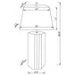 Echolls - Lamp With Scalloped Accents And Mirror Detail