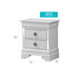 Accent Nightstand - Silver Champagne