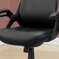 Office Chair, Adjustable Height, Swivel, Ergonomic, Armrests, Contemporary & Modern