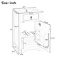 Elegant Bathroom Vanity With Ceramic Sink, Soft Close Door, Adjustable Shelf