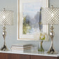 Ashland - Contemporary Table Lamp Square Clear Crystal (Set of 2) - Polished Nickel