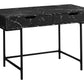 Computer Desk For Home Office, Storage Drawers, Marble Look Contemporary & Modern