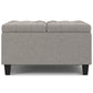 Harrison - Upholstered Coffee Table Storage Ottoman