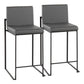 Fuji - Contemporary Modern Elegance, High Back Counter Stool