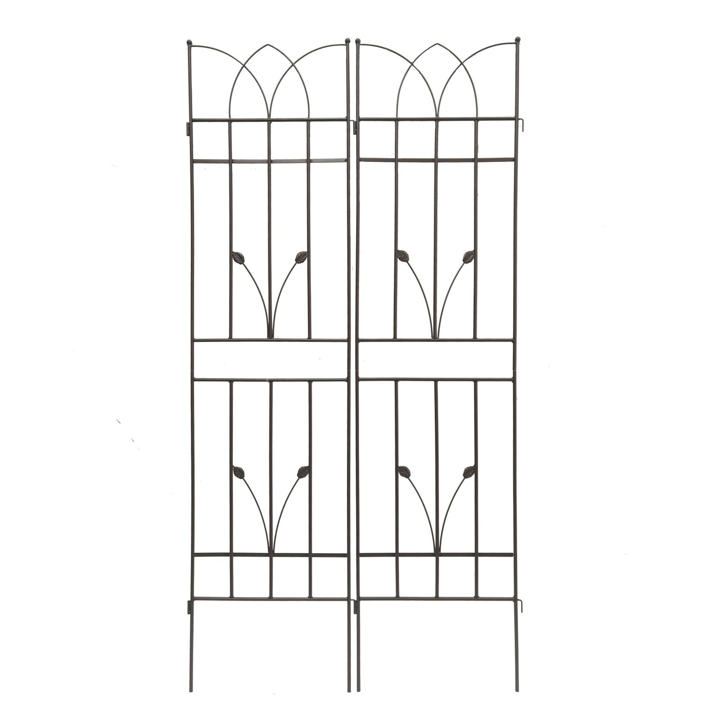 Metal Garden Trellis Rustproof For Climbing Plants Outdoor Flower Support