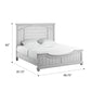 Queen Panel Bed - Gray - Wood