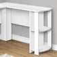 Computer Desk, Home Office, Corner, Storage Shelves, L Shape, Laptop, Contemporary & Modern