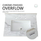 Elegant Sintered Stone Bathroom Vanity Top With Rectangular Undermount Ceramic Sink