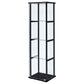 Serena - 4 Shelf Curio Cabinet - Black