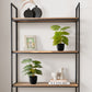 13" Tall, Artificial Plant, Epipremnum, Indoor, Faux, Fake, Table, Greenery, Potted, Decorative (Set of 2) - Green / Black