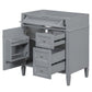 Bathroom Vanity With 2 Drawers And Tip-Out Drawer, Storage Cabinet