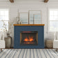 48" Fireplace With Mantel
