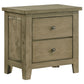 Pelton - 2 Drawer Nightstand - Oak