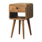 Mini Chestnut Curve Lower Bedside Nifhtstand