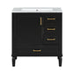Traditional Bathroom Vanity Set With Soft Close Doors