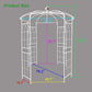 Metal Garden Arch Iron Garden Arbors Gazebo Dia High Birdcage Shape Pergola Pavilion For Wedding Ceremony