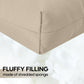 2 Piece High Back Patio Chair Cushion Set