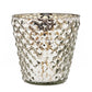 Scented Soy Wax Candle Glass (Set of 4) - Silver