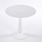 Pedestal Table, Round For Kitchen - White