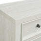 8 Drawer Dresser With Classic Framed Fronts And Smooth Glides - White