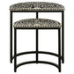Allura - 2 Piece Demilune Nesting Table Set - Black