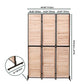 Rustic 3 Panel Room Dividers And Folding Privacy Screen