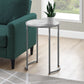 Round Accent Side Table, Contemporary & Modern