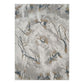 Geometrix - 5'3" X 7'3" Area Rug & Geometric 3D Effect - Ivory / Gray