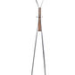 Reclaimed Wood And Metal Freestanding Coat Rack With Hooks Use In Bedroom, Living Room - Natural
