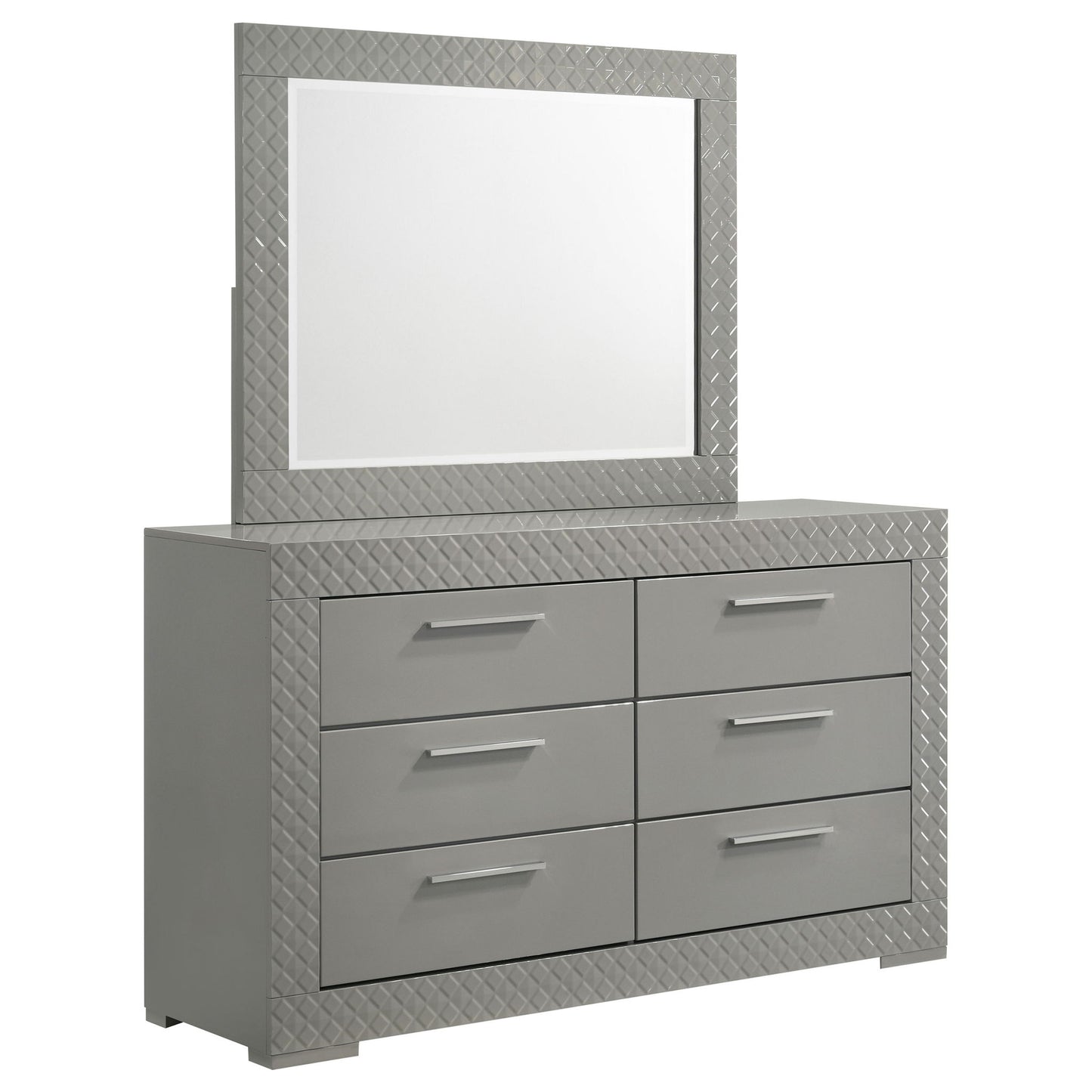 Pierce - 6 Drawer Dresser And Mirror