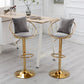 Unique Design Bar Chair, 360 Degree Rotation, Adjustable Height, Suitable For Dining Room And Bar