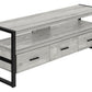 TV Stand, Console, Media Entertainment Center, Storage Drawers, Modern
