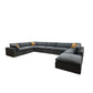 Custom Configuration Modular Sectional & Toss Pillows