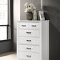 Cassini - 5 Drawer Chest - White