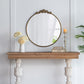 Classic Design Mirror With Baroque Inspired Frame For Bathroom, Entryway Console Lean Against Wall