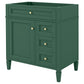 Bathroom Vanity With 2 Drawers And Tip-Out Drawer, Storage Cabinet