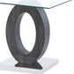 Tracker - End Table - Brown White